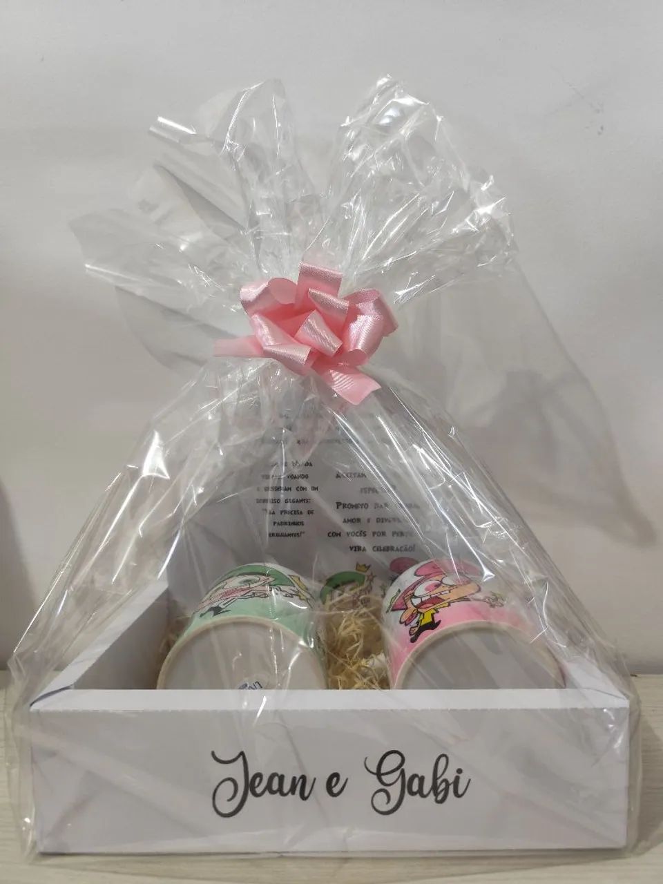 Caixa Convite Padrinhos 