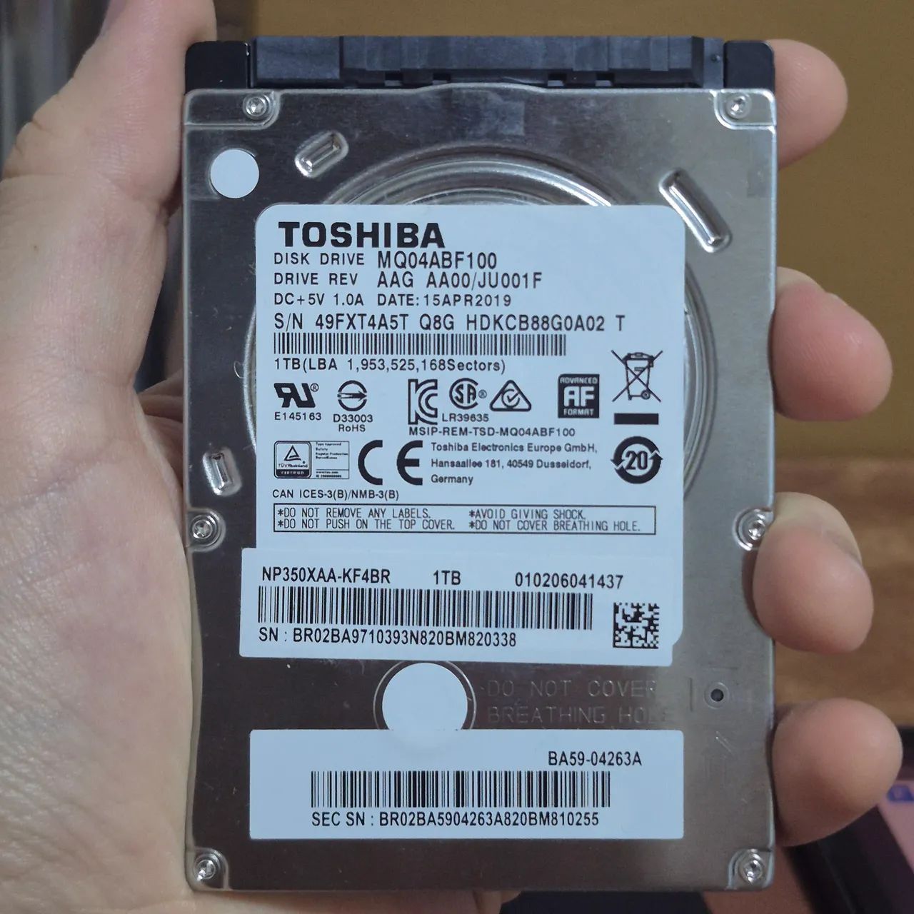HD 1TB TOSHIBA