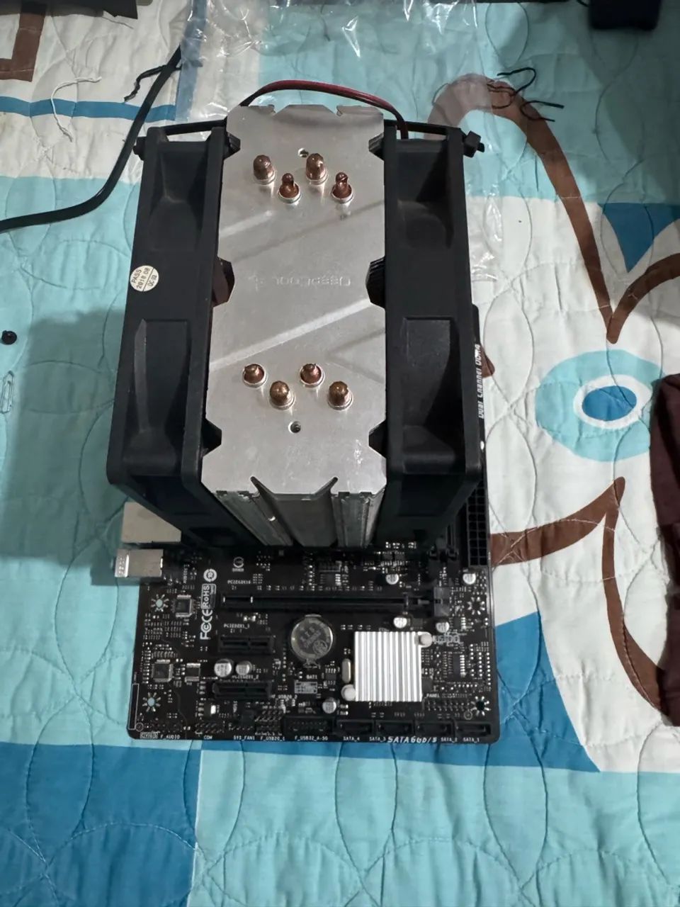 Kit ryzen 1500x placa mãe e cooler  - Foto 2