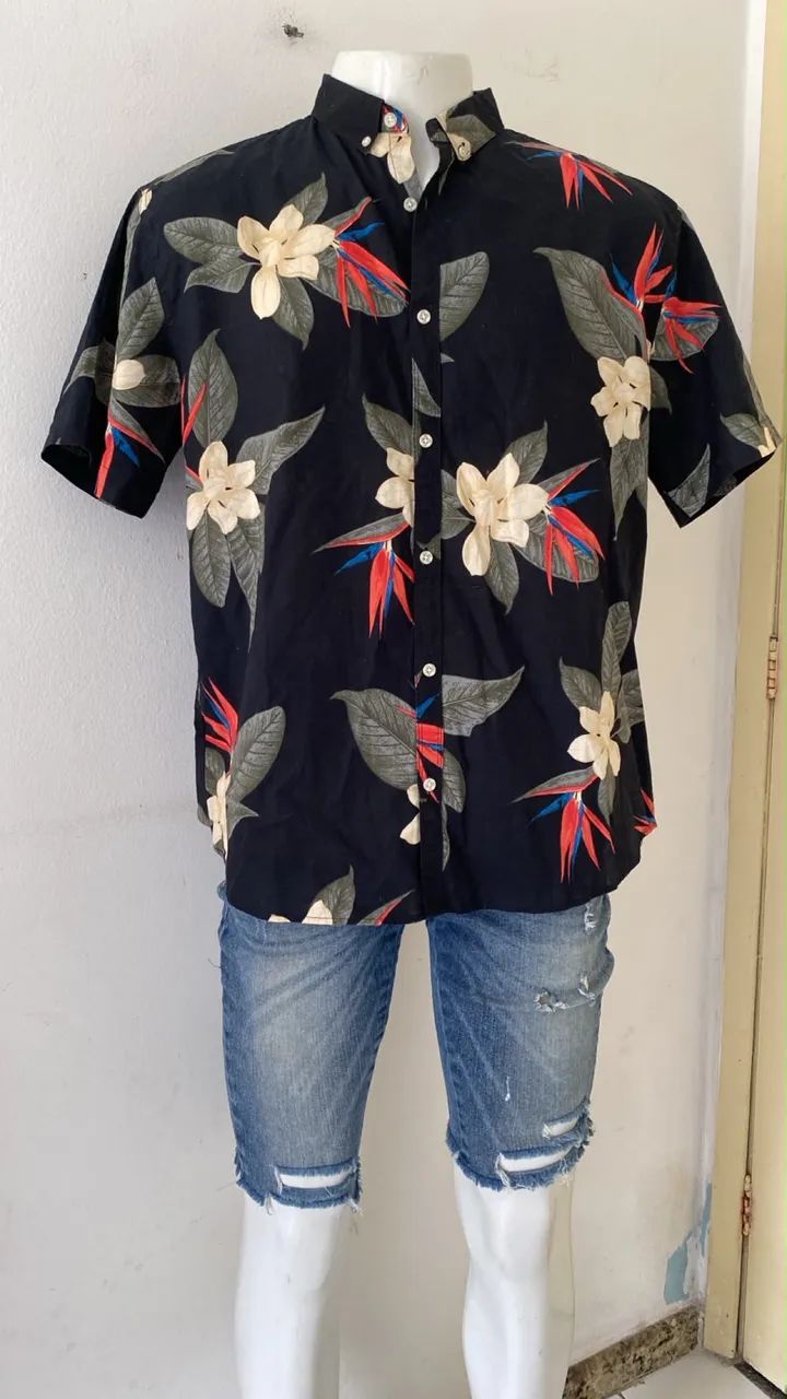 Camisa TAM 48/50 algodão  - Foto 3