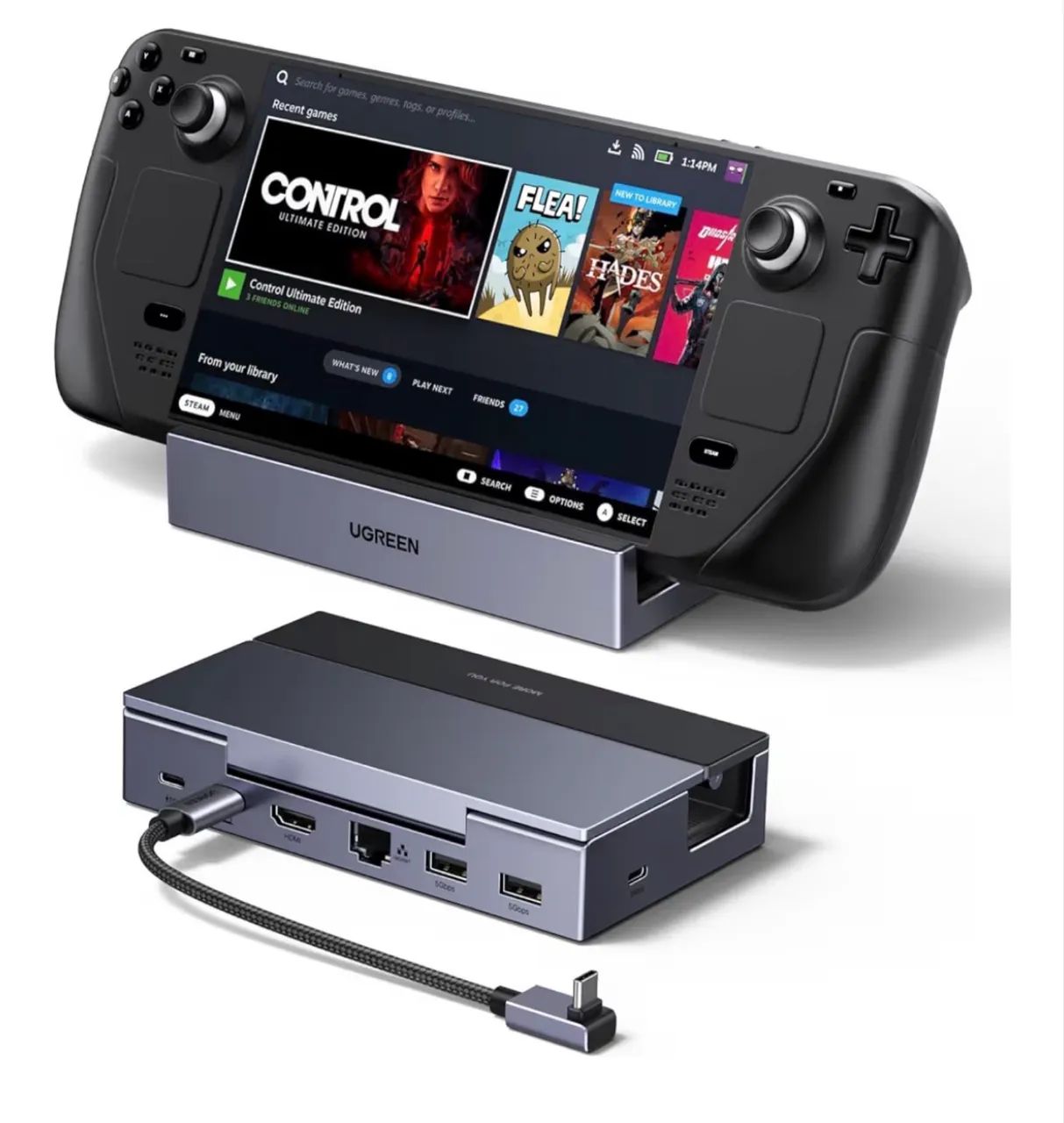 Steam Deck Oled 1tb + 128gb - Foto 2
