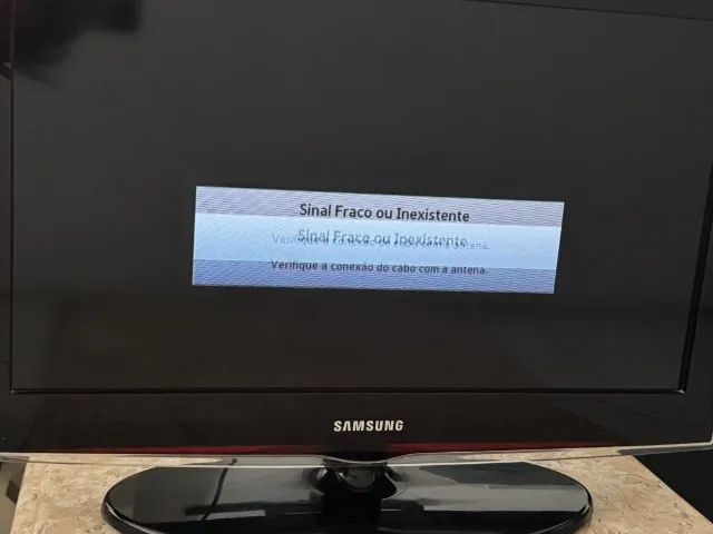 TV Samsung 26 Polegadas Usada LCD com Defeito Quebrada Peças - Foto 2