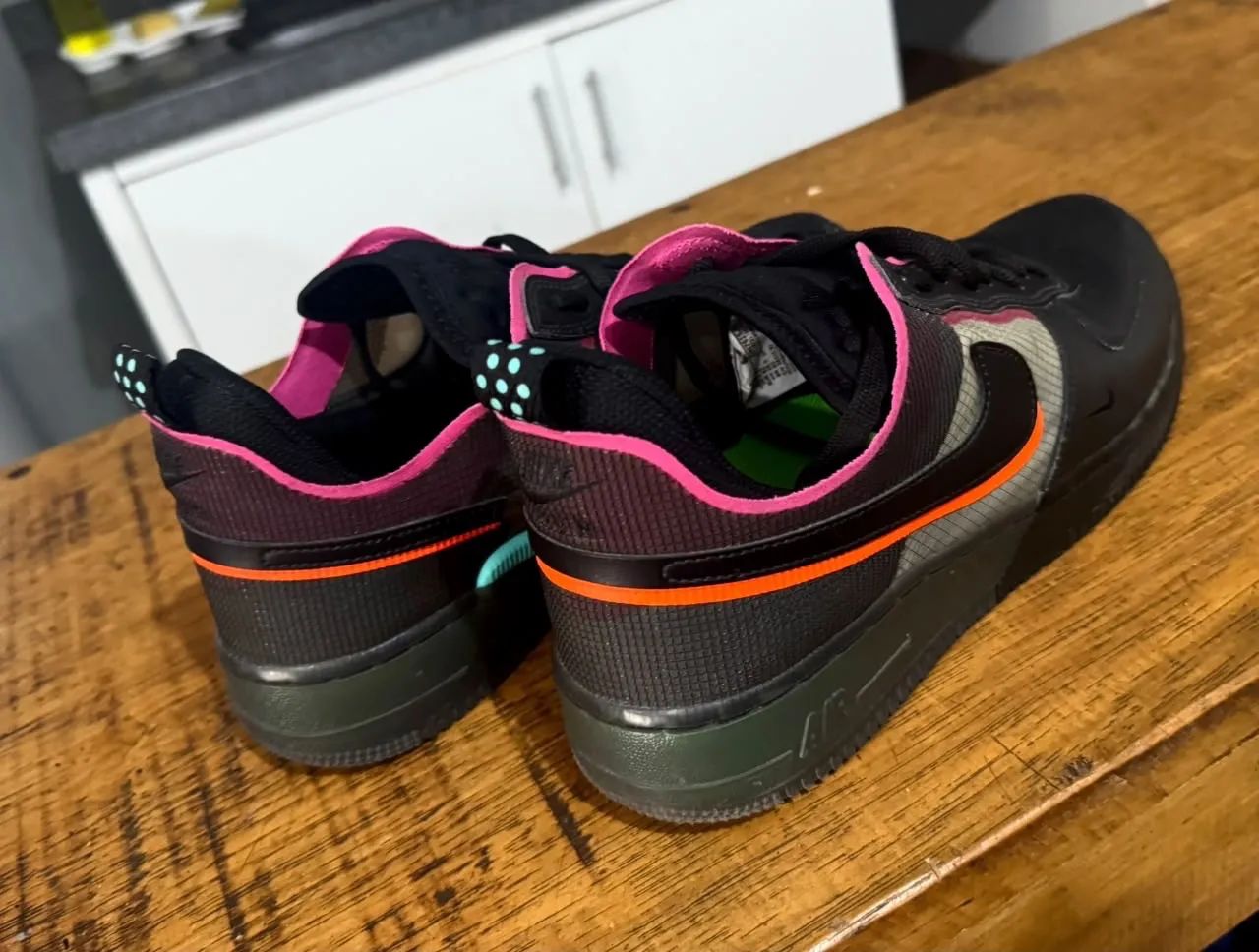 Nike Air Force 1 React "Black/Pink Prime" - Foto 2