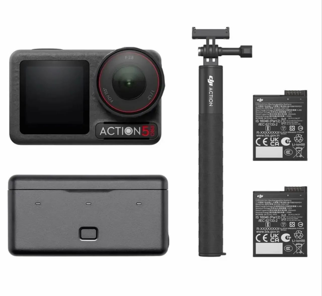Câmera ação DJI ACTION 5 pro Adventure combo - Foto 2