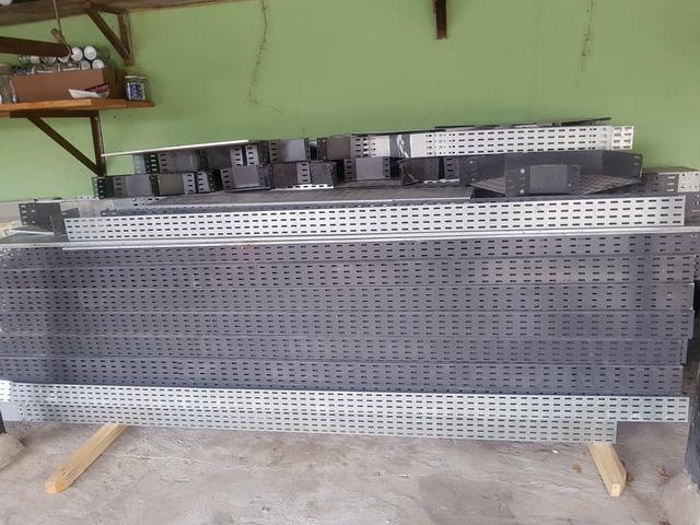 Eletrocalhas Com pintura Eletrostática 3metros. 37 peças - Foto 2