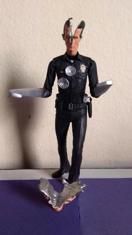 Boneco Exterminador Futuro T-1000 Steel Mill + Pescadero Hospital - Foto 2