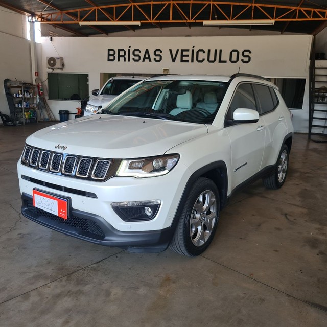COMPASS 2.0 LONGITUDE FLEX 4X2 AUT BRANCO PEROLA 20/21 TOP!!!! 12.000 KM