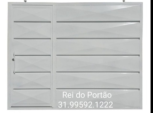 Lambri redondo portao pronto 2.50X2,10 a 3.50x2.20 varios  novos da fabrica - Foto 5