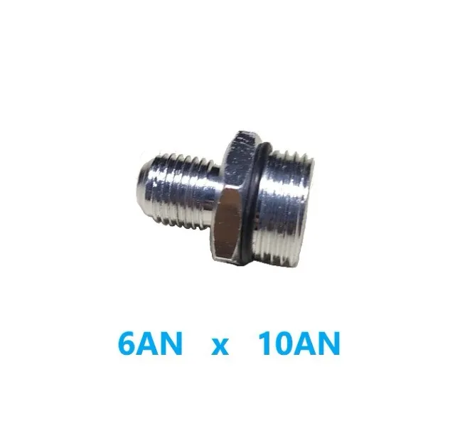 Conexão Niple 6AN x 10AN (Cônica x oring) Alumínio Aeroquip Serve Filtro Lavavel