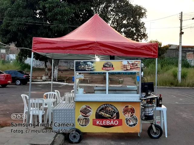 Carrinho de lanche 3x1