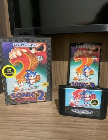 Fita Cartucho - Jogo Sonic 1 Mega Drive Genesis