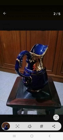 JARRA ANFORA ANTIGA PORCELANA  - Foto 5