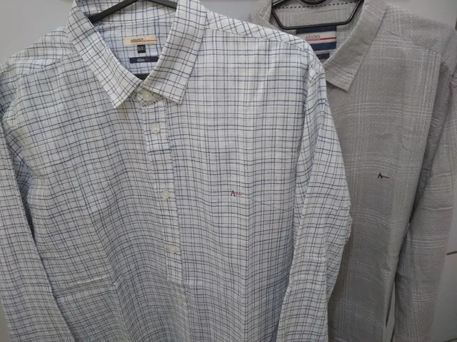 2 Camisas Manga Longa Aramis GG Slim Xadrez Algodão Leve