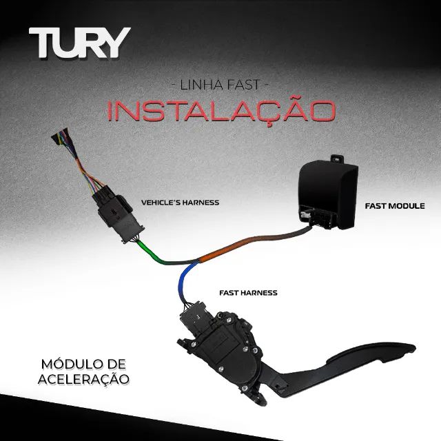 Módulo de Performace e Aceleração Fast3.4E Tury + Bloqueio - Foto 4
