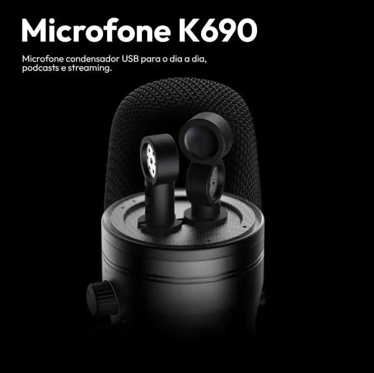 Microfone Profissional USB Fifine K690 (Zero Na Caixa Sem Uso)  - Foto 4