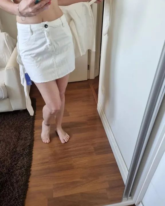 saia jeans nova zinco, 38 - Foto 3