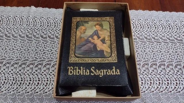 Bíblia Antiga Edição Barsa 1966 com caixa original - Foto 5