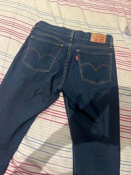 Calça Jeans Levi's Skinny - Azul Escuro 38 - Foto 2