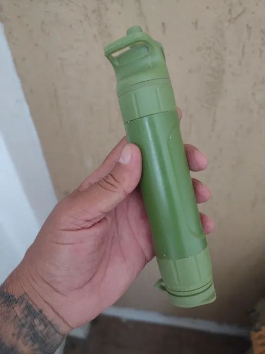Canudo de sobrevivência (purificador de água) Militar. - Foto 2