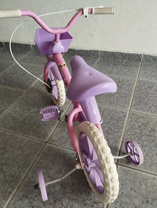 Bicicleta Infantil Rosa - Baby - 12 Polegadas - Foto 2