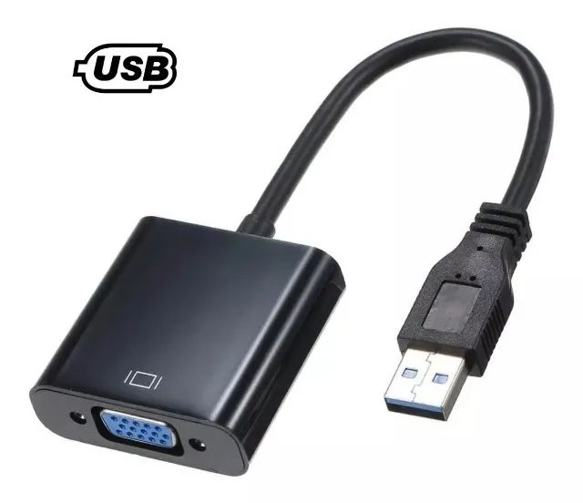 Conversor De Video Usb Em Vga 1080p Multi Telas - Foto 2