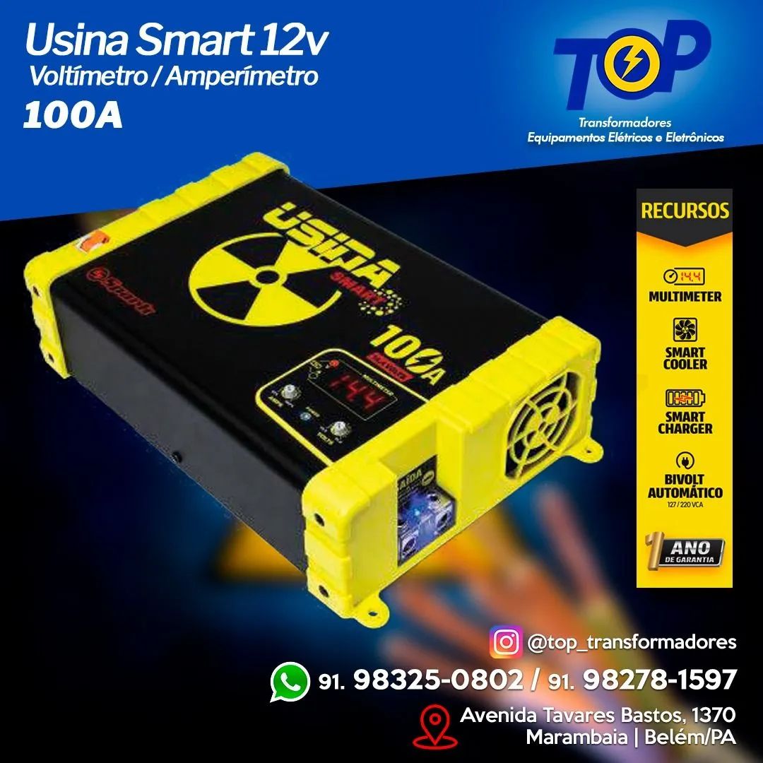 Fonte Usina 100A (12v)