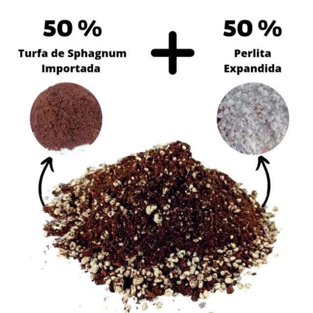 Substrato Inerte Para Cultivo Turfa + Perlita Sphagnum (50%-50%) pH5,8 EC0,3  - Lupa / - Foto 4