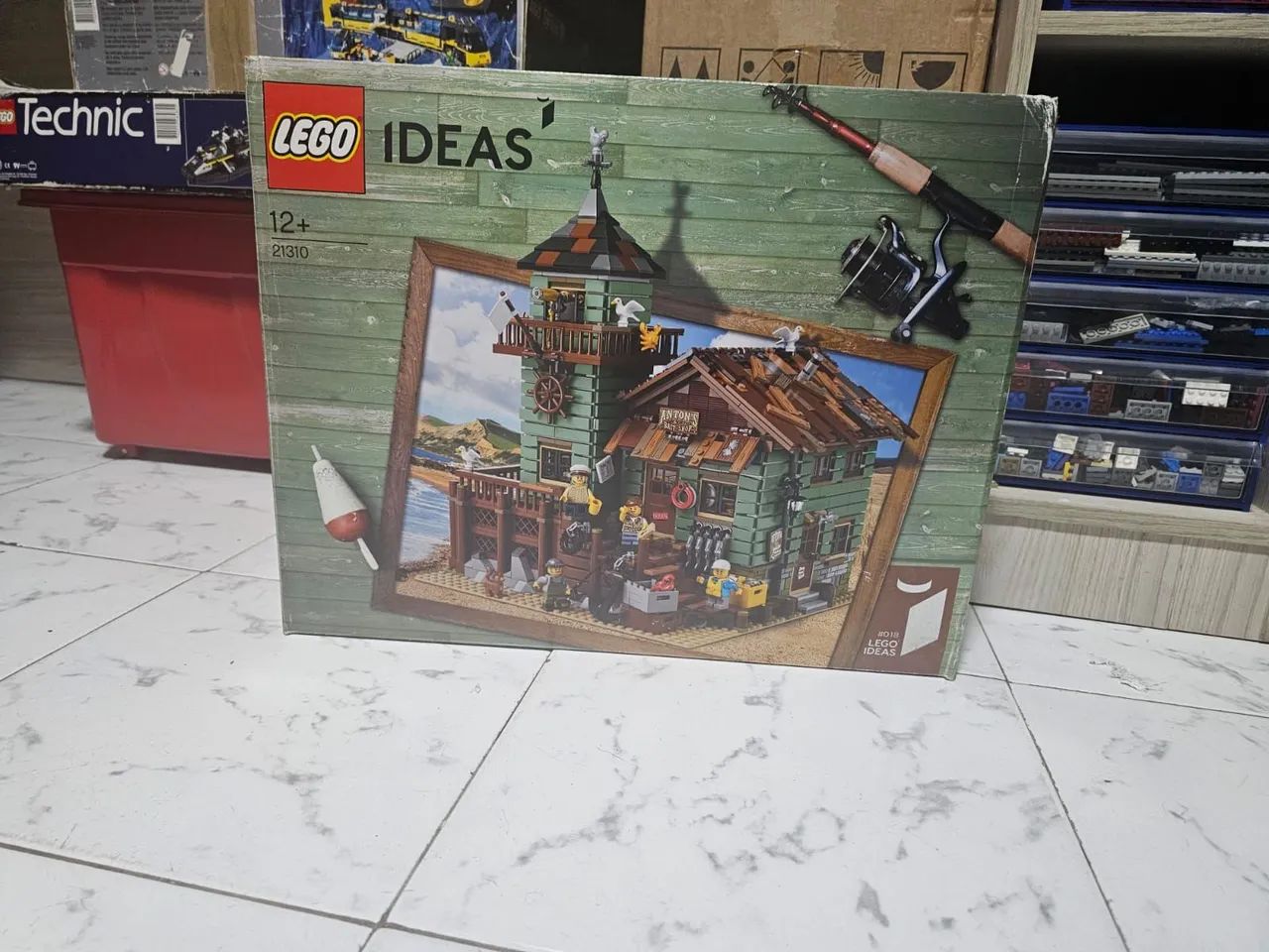 LEGO Ideas - 21310, Loja de Pesca Antiga Old Fishing Store<br>RARO - Foto 5