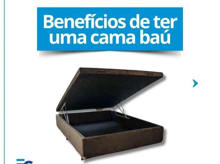 Cama Box com Baú - Espaço e Conforto!