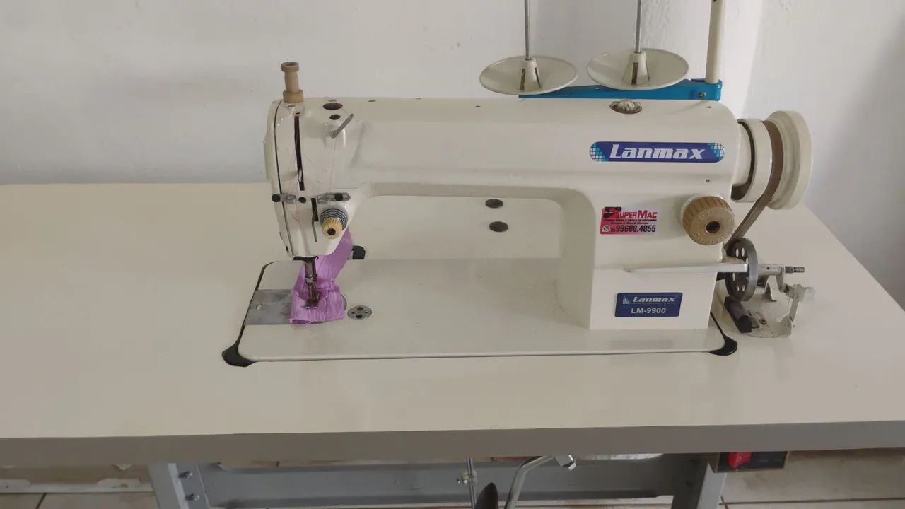 Maquina de costura Reta Lanmax (Parcelo)
