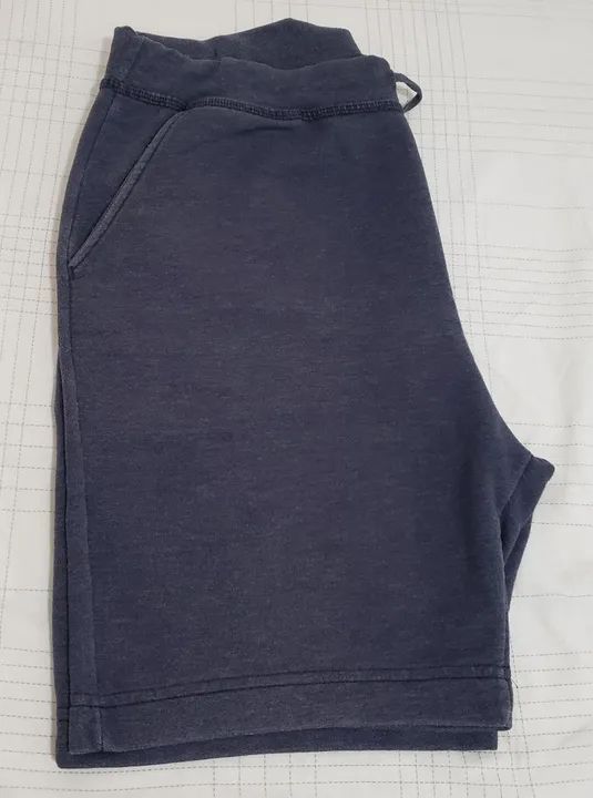 Shorts Moletom Cinza da Hering - Tamanho M - Foto 2