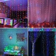 Pisca 100 Led Cortina Color  Aic001c 40x2,5m 110 - Foto 2