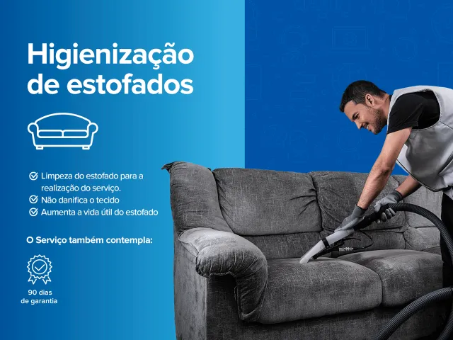 Higienização de Estofados - Sofá, Cadeiras, Carpetes, Camas - Serviço Eficiente!