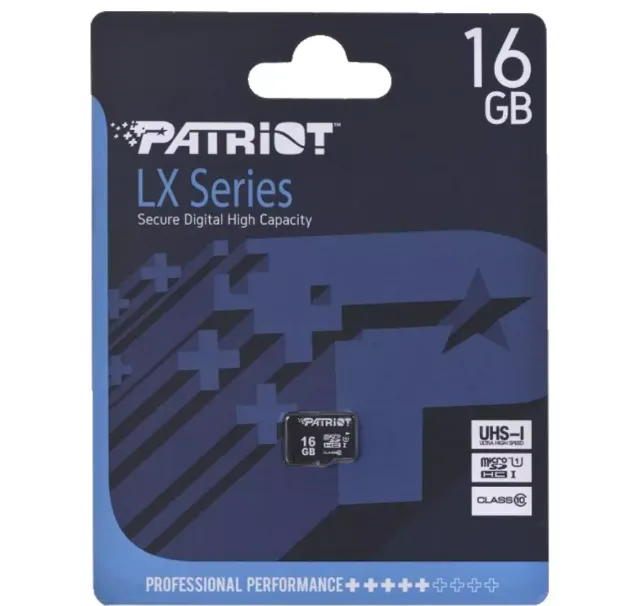 Cartão de Memoria Patriot Micro SD 16GB Classe 10 008346