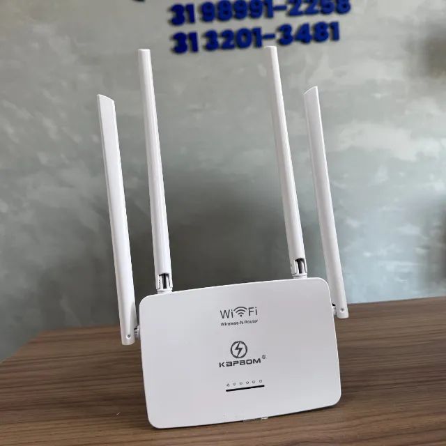Kapbom KA-X336 High-Performance Wireless Router with 4 Antennas - White64385328803585121