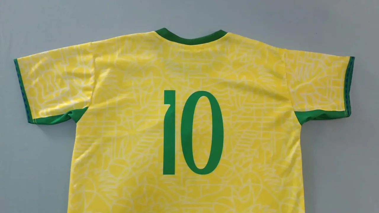 Kit da seleção brasileira Tam 12 modelo 24/25 - Foto 2