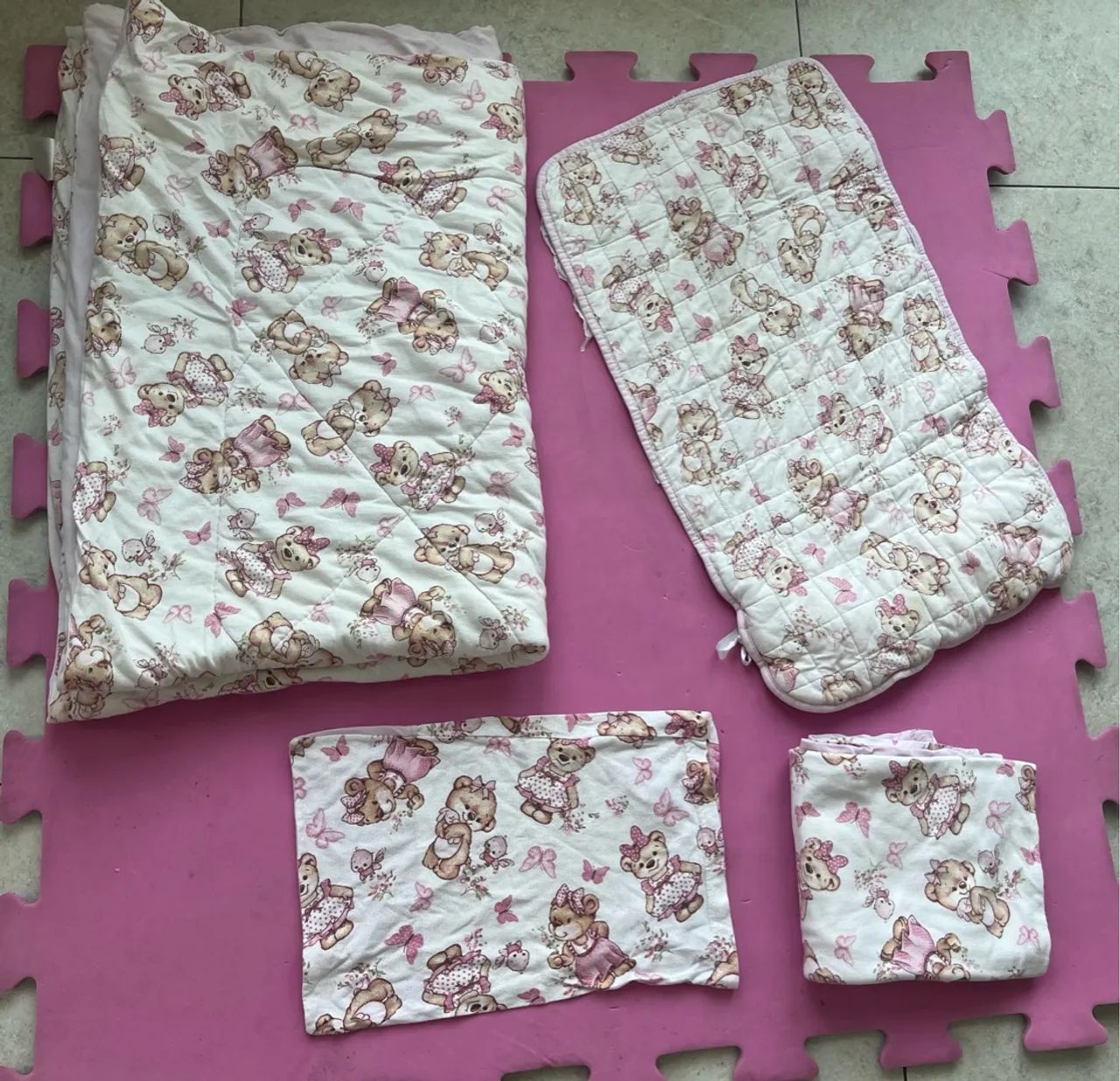 Lote roupa de berço para bebê  - Foto 4
