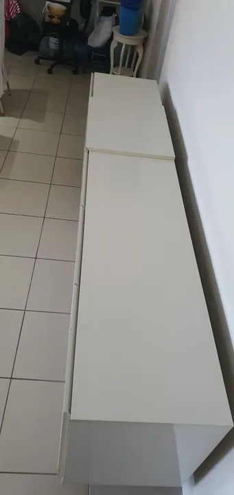 Vendo Buffet 6 portas em laka na cor berge 2,40 X 0,47 - Foto 3