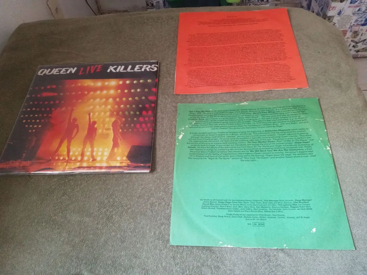 LP Disco Vinil DUPLO QUEEN live KILLERS com ENCARTES  - Foto 4
