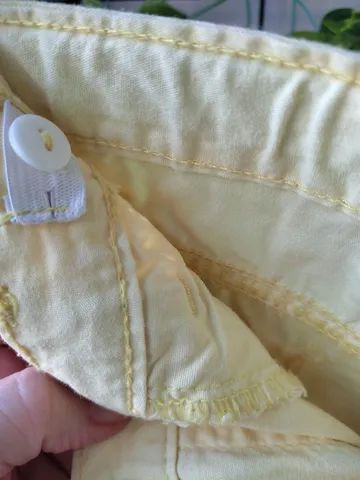 Short amarelo Renner tamanho 12 valor R$ 30,00 - Foto 6