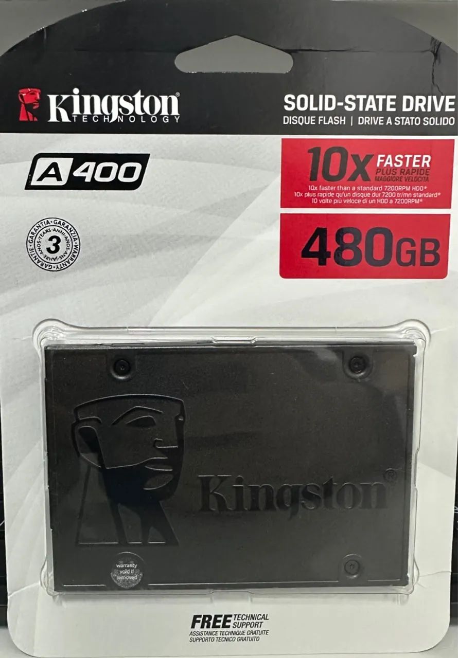 SSD 480 GB Kingston NOVO
