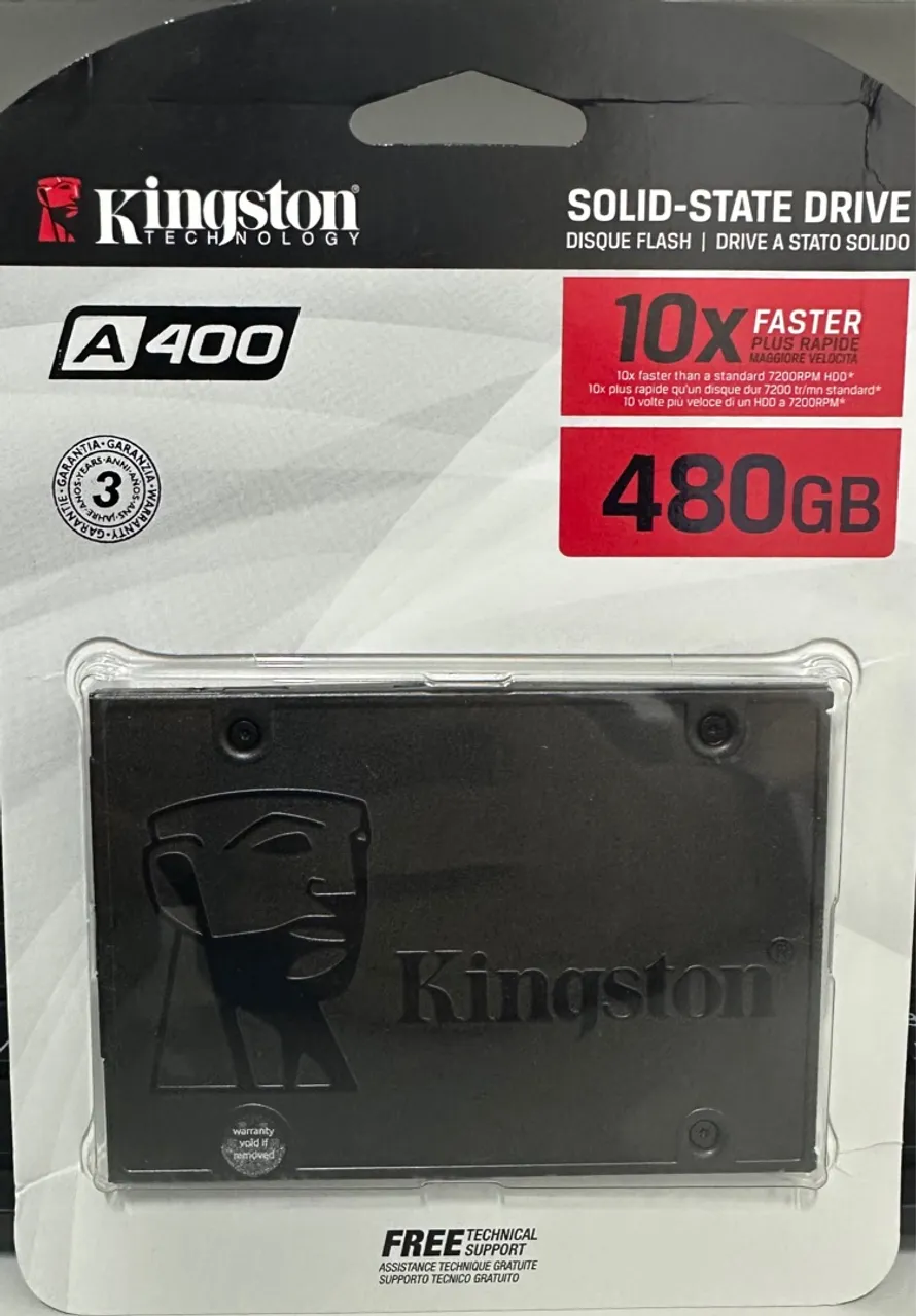 SSD 480 GB Kingston NOVO