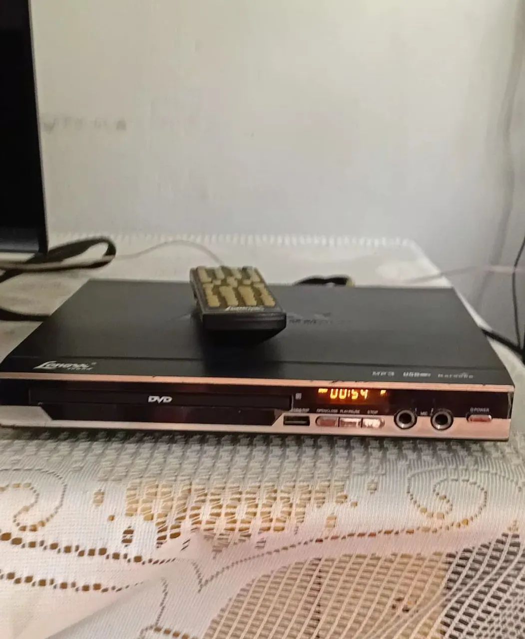 Dvd Player lennox entrada USB e microfone 