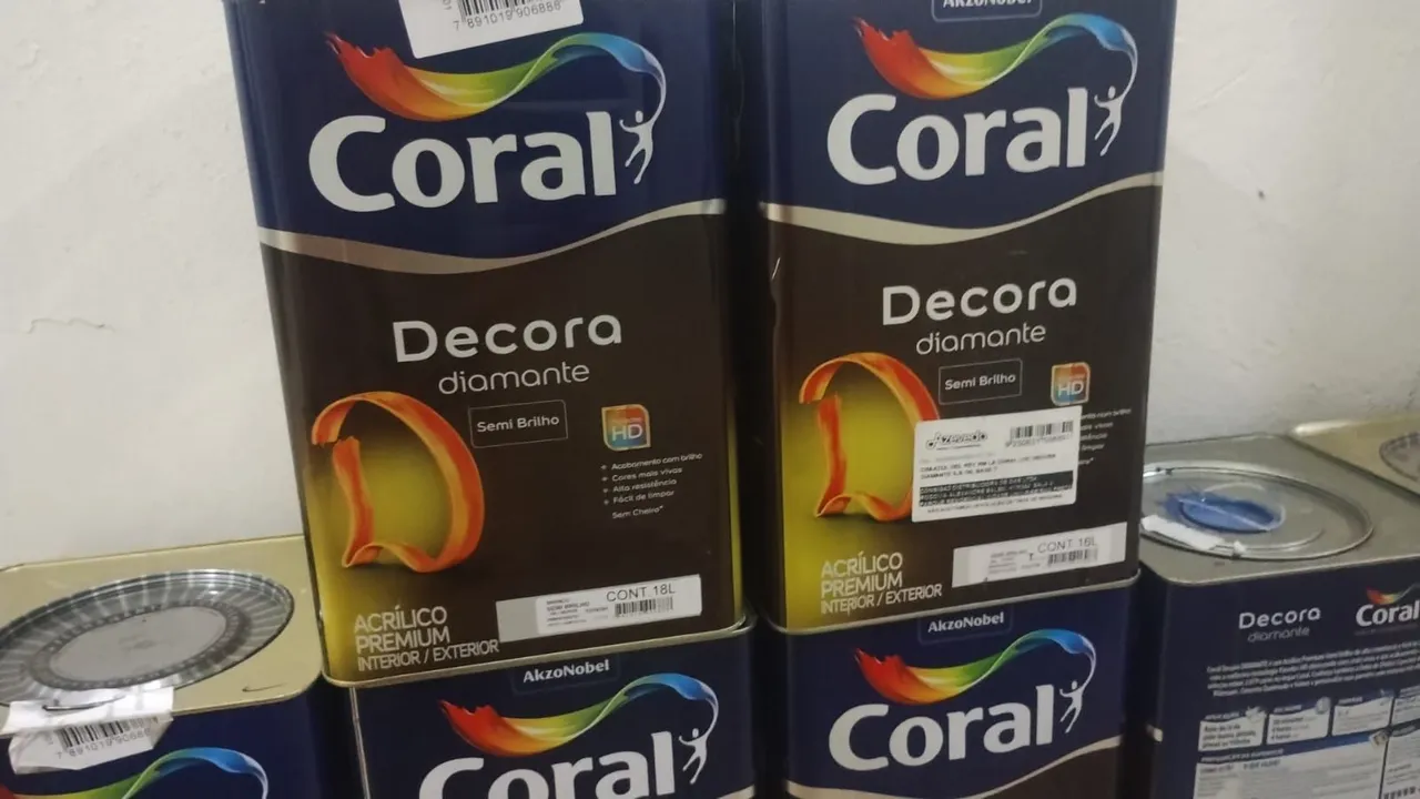 Tintas Coral Decora Diamante Semi Brilho 18L