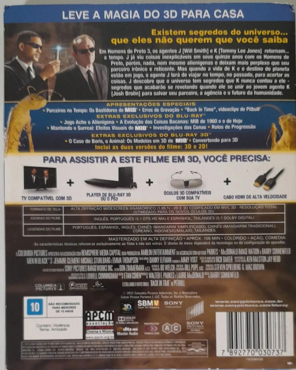 MIB - Homens de Preto 3 - 2D/3D - Foto 2