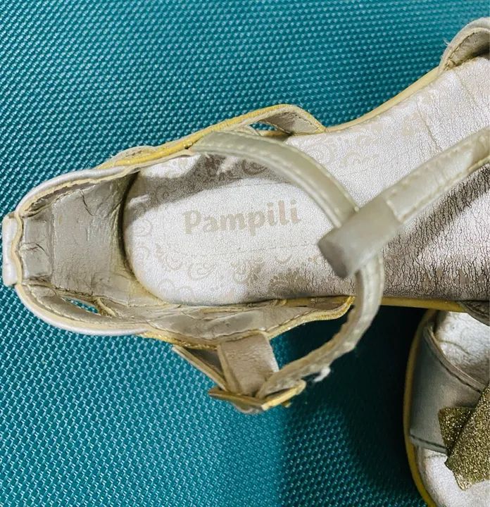 Sandália Pampili Dourada Infantil