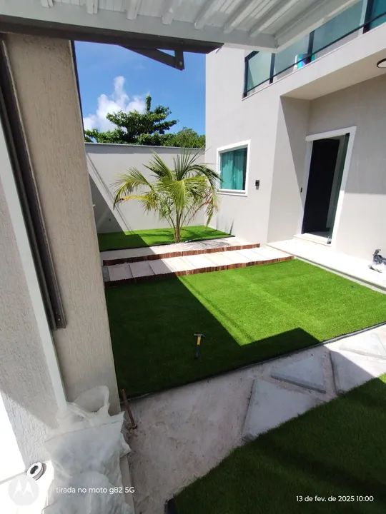 Grama sintética decorativa 20mm (a mais parecida com grama real da Bahia) - Foto 3