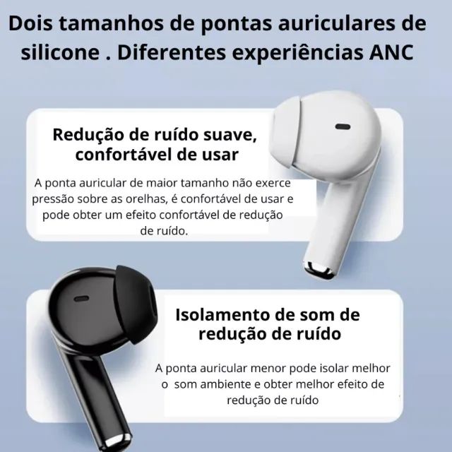 Fone Cancelamento de Ruído Realfit F3 sem fio - Foto 2