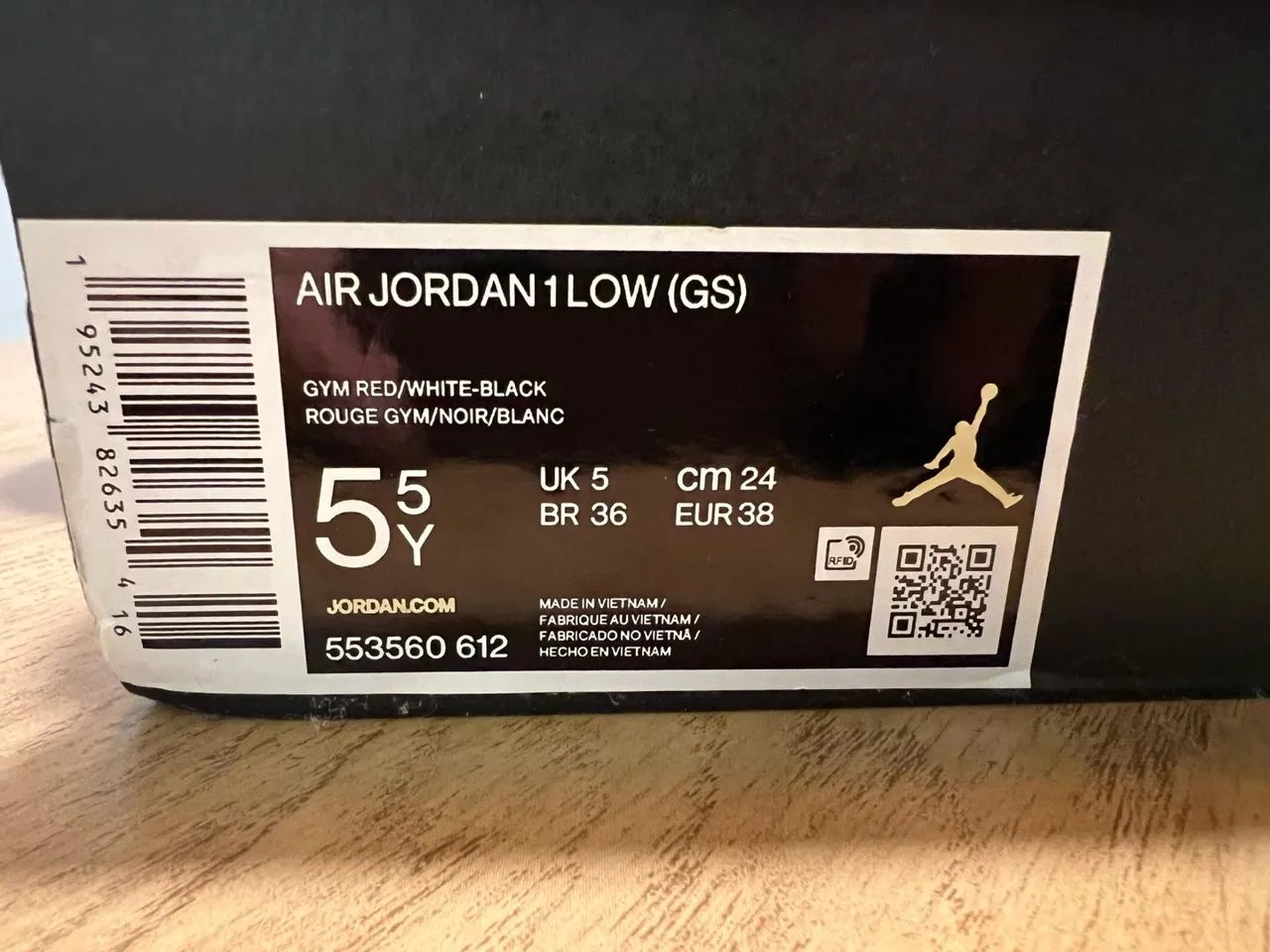 Tênis Air Jordan 1 Low OG ?Bred Toe? - 9/10 - Nº 36 - Foto 6