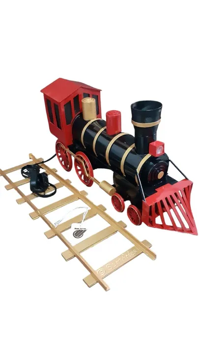 Luminaria abajur decorativa Locomotiva-trem